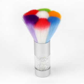The Studio The Studio - Multicolor Dust Brush - Crystal - Silver