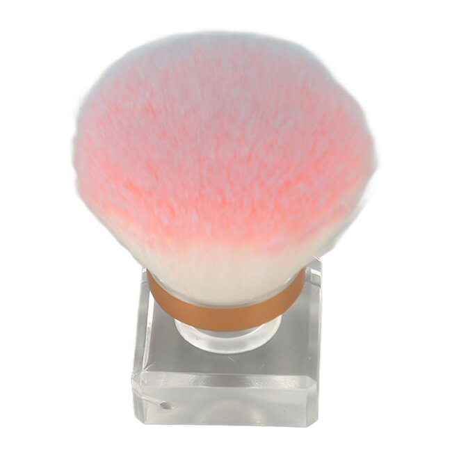 The Studio - Dust Brush w/ Square Stand - Round - Pink/Blue