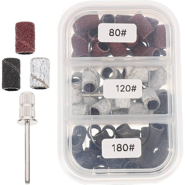 Sanding Bands - Assorted Grits w/Mandrel - 75 Ct