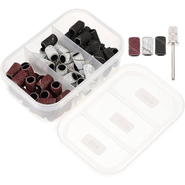 Sanding Bands - Assorted Grits w/Mandrel - 75 Ct