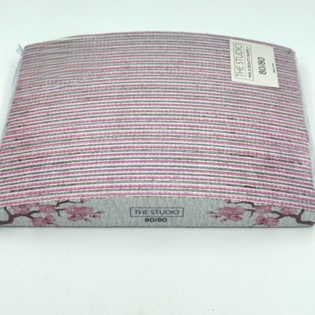 The Studio - Files - Oval - 80/80 - Zebra/ Pink - Cherry Blossom - 25 Count
