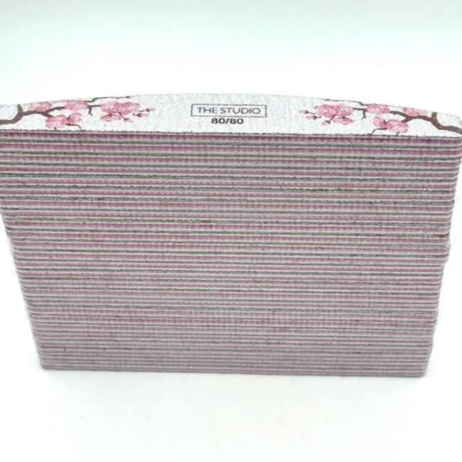 The Studio - Files - Oval - 80/80 - Zebra/ Pink - Cherry Blossom - 25 Count
