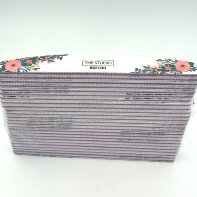 The Studio - Files - Oval - 80/100 - Zebra/ Black - Chinese Redbud - 25 Count