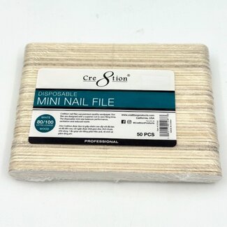 Cre8tion Cre8tion - Mini Nail File - 80/100 - 50 count
