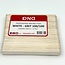 DND - Mini Nail File - 100/100 Grit - White - 50 pcs