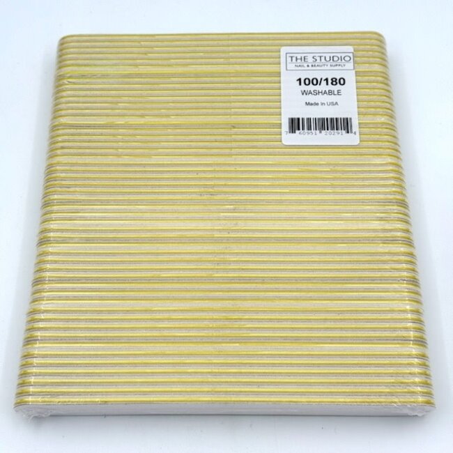 The Studio - Files - Regular - 100/180  - White/ Yellow - 50 Count