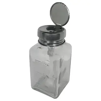 DL Professional DL -  Glass Pump Dispenser Bottle - 6 oz - DL-C334