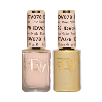 DND DIVA DND DIVA - 078 - Rose Nude - DUO Polish