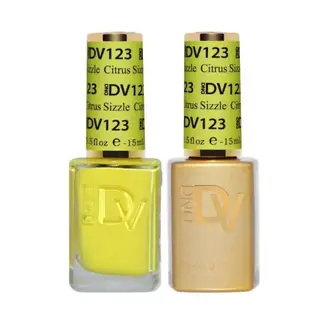 DND DIVA DND DIVA - 123 - Citrus Sizzle - DUO Polish
