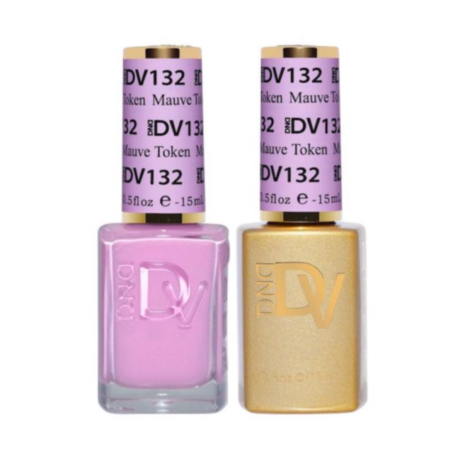 DND DIVA - 132 - Mauve Token - DUO Polish