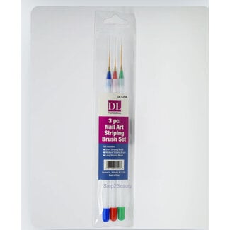 DL - Nail Art Brush Set - 3 piece - DL C294