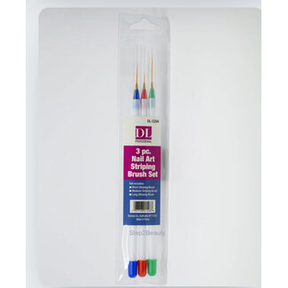 DL Professional DL - Nail Art Brush Set - 3 piece - DL C294