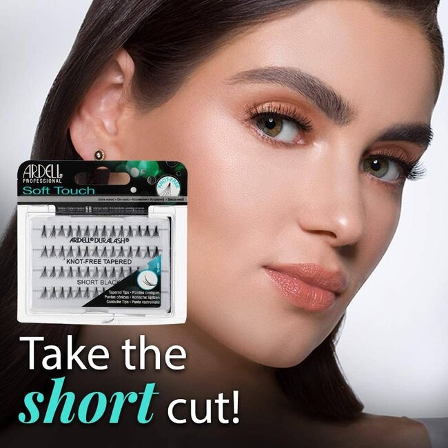 Ardell - Soft Touch - Knot-Free Tapered - Short Black