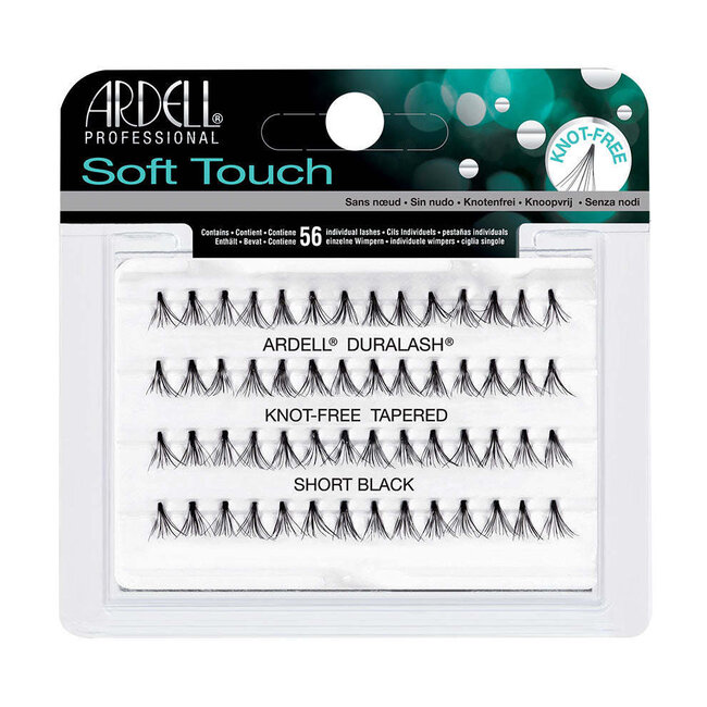 Ardell Ardell - Soft Touch - Knot-Free Tapered - Short Black