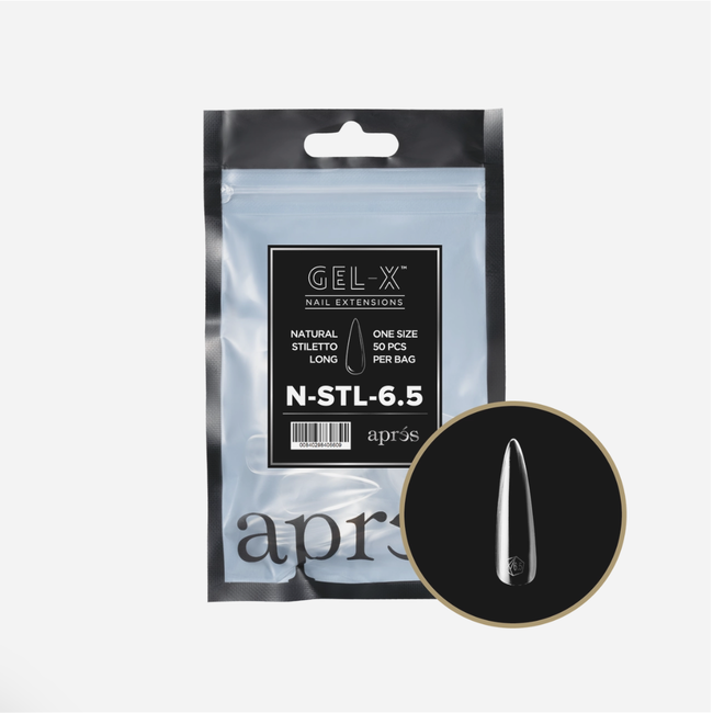 Apres - Refill Bags - Natural - Stiletto Long - #6.5
