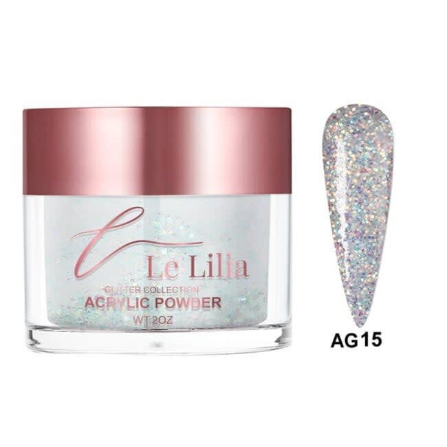 Le Lilia - AG15 - Glitter Collection - AIO Powder - 2 oz