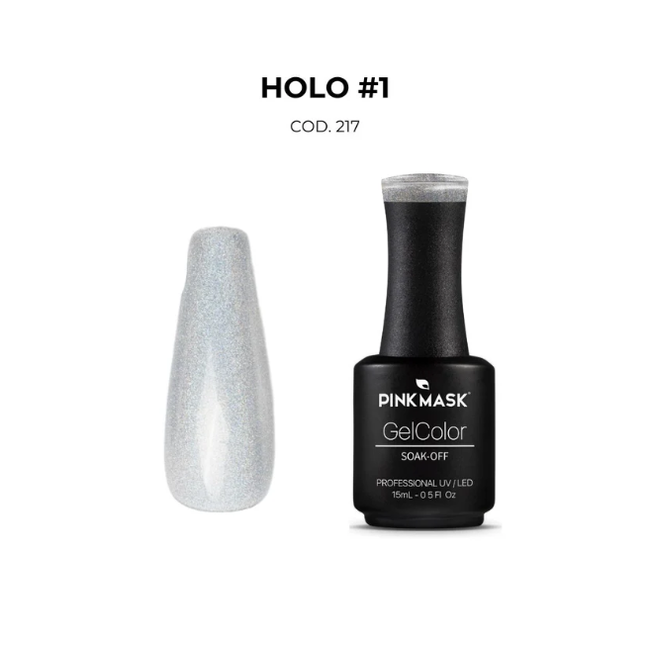 Pink Mask - Gel Polish - 217 Holo #1