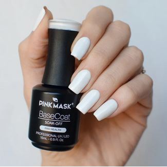 Pink Mask Pink Mask - Gel Polish - 100 White Tips