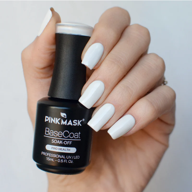 Pink Mask - Gel Polish - 100 White Tips