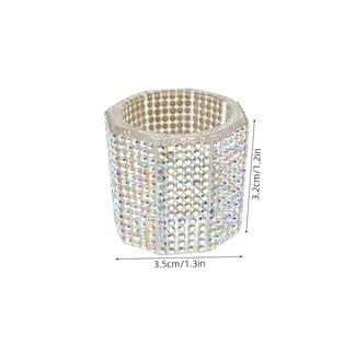 The Studio Rhinestone Dappen Dish - AB Clear