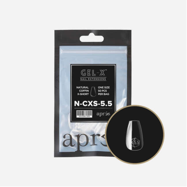 Apres - Refill Bags - Natural - Coffin Extra Short - #5.5