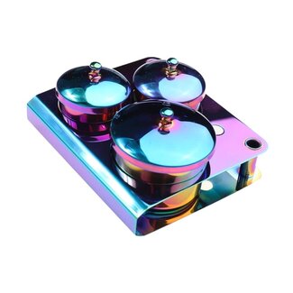 DL Professional 3 Piece Stainless Steel Powder and Liquid Set - Mermaid