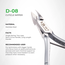 Nghia - Cuticle Nipper - D.08 - Jaw 14