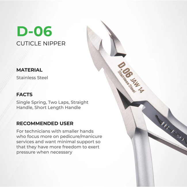 Nghia - Cuticle Nipper - D.06 - Jaw 16