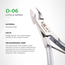 Nghia - Cuticle Nipper - D.06 - Jaw 16