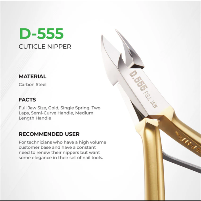 Nghia - Cuticle Nipper - D.555 - Full Jaw