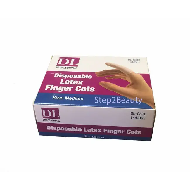 DL - Disposable Latex Finger Cots - C318