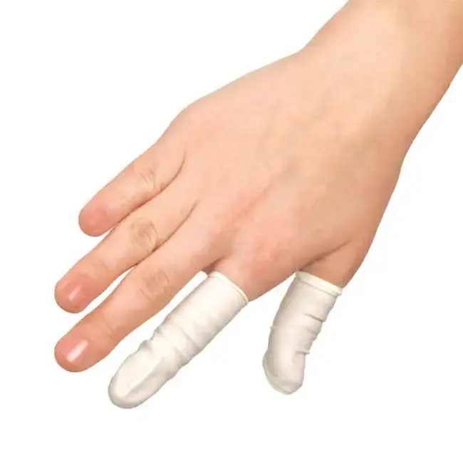DL - Disposable Latex Finger Cots - C318