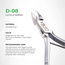 Nghia - Cuticle Nipper - D.08 - Jaw 16