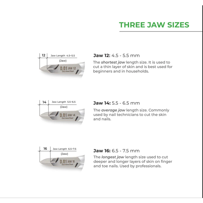 Nghia - Cuticle Nipper - D.08 - Jaw 16