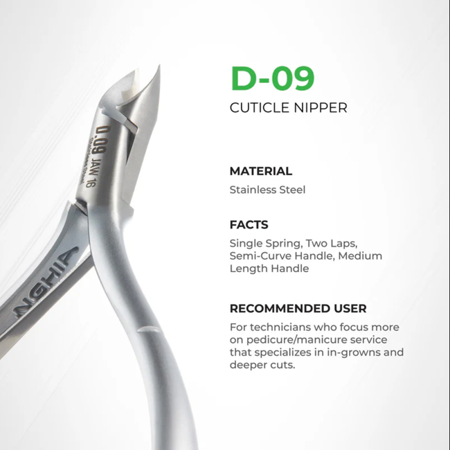 Nghia - Cuticle Nipper - D.09 - Jaw 16