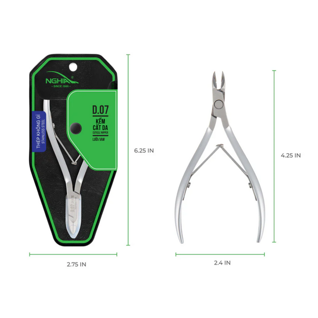 Nghia - Cuticle Nipper - D.07 - Jaw 16