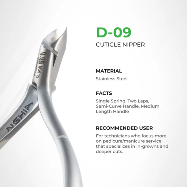 Nghia - Cuticle Nipper - D.09 - Jaw 14