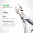 Nghia - Cuticle Nipper - D.03 - Jaw 16