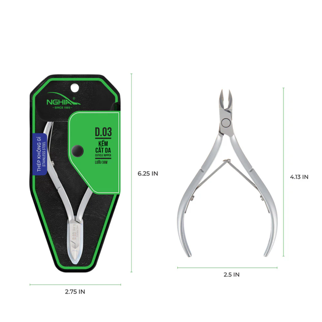 Nghia - Cuticle Nipper - D.03 - Jaw 16