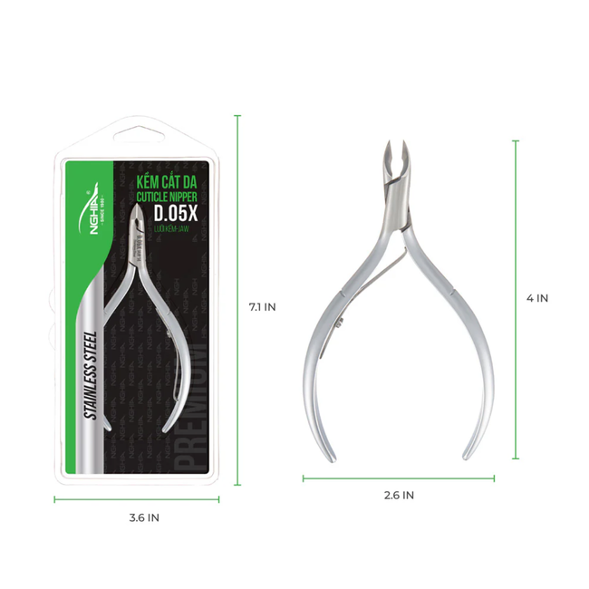 Nghia - Cuticle Nipper - D.05X - Jaw 12