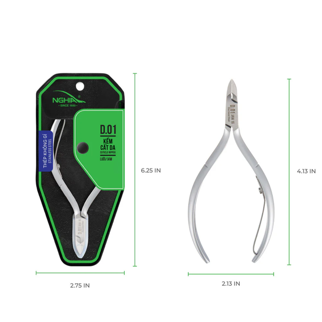 Nghia - Cuticle Nipper - D.01 - Jaw 12
