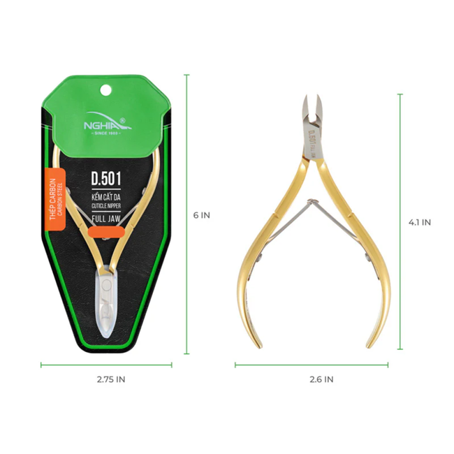 Nghia - Cuticle Nipper - D.501 - Full Jaw