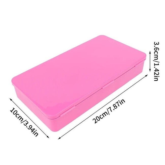 The Studio Empty Nail Tip Box - Dark Pink