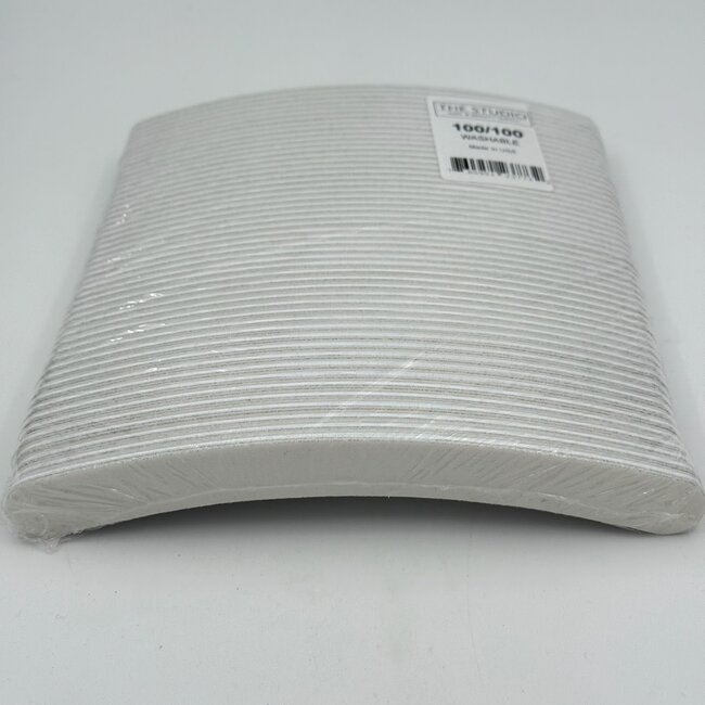 The Studio -  Files - Curved - 100/100  - White/ White - 50 count