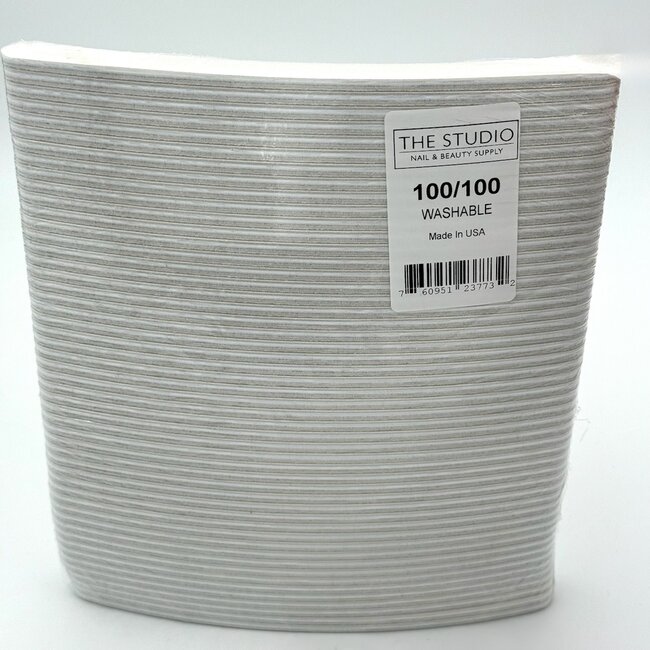 The Studio -  Files - Curved - 100/100  - White/ White - 50 count