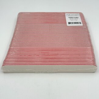The Studio The Studio - Files - Regular - 100/100 - White/ Red - 50 count