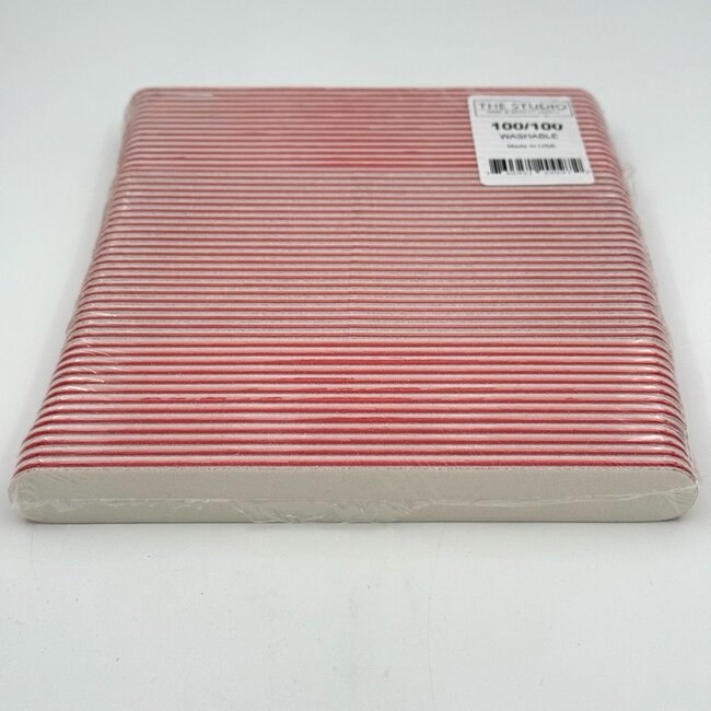 The Studio - Files - Regular - 100/100 - White/ Red - 50 count