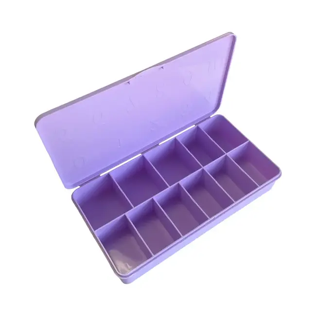 Empty Nail Tip Box - Purple