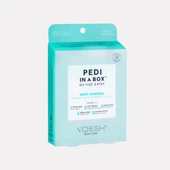 Voesh Voesh - 5 step - Pedi In A Box - Mint Mimosa - 1 ct