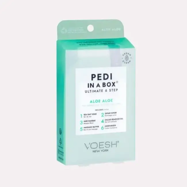 Voesh - 6 step - Pedi In A Box - Aloe - 1 ct